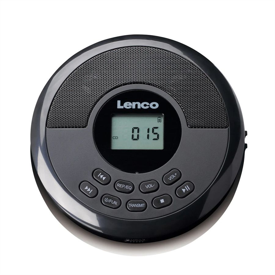 Lenco CD-340BK tragbarer CD MP3 Player mit Bluetooth , Schwarz