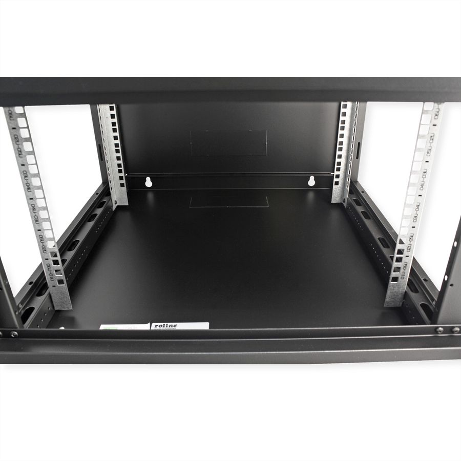 ROLINE 19-Zoll Wandgehäuse Basic Plus 6HE, 600x600 BxT schwarz