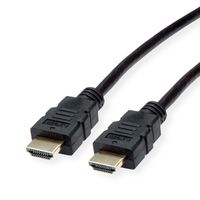 ROLINE HDMI High Speed Kabel mit Ethernet, TPE, schwarz, 1,5 m