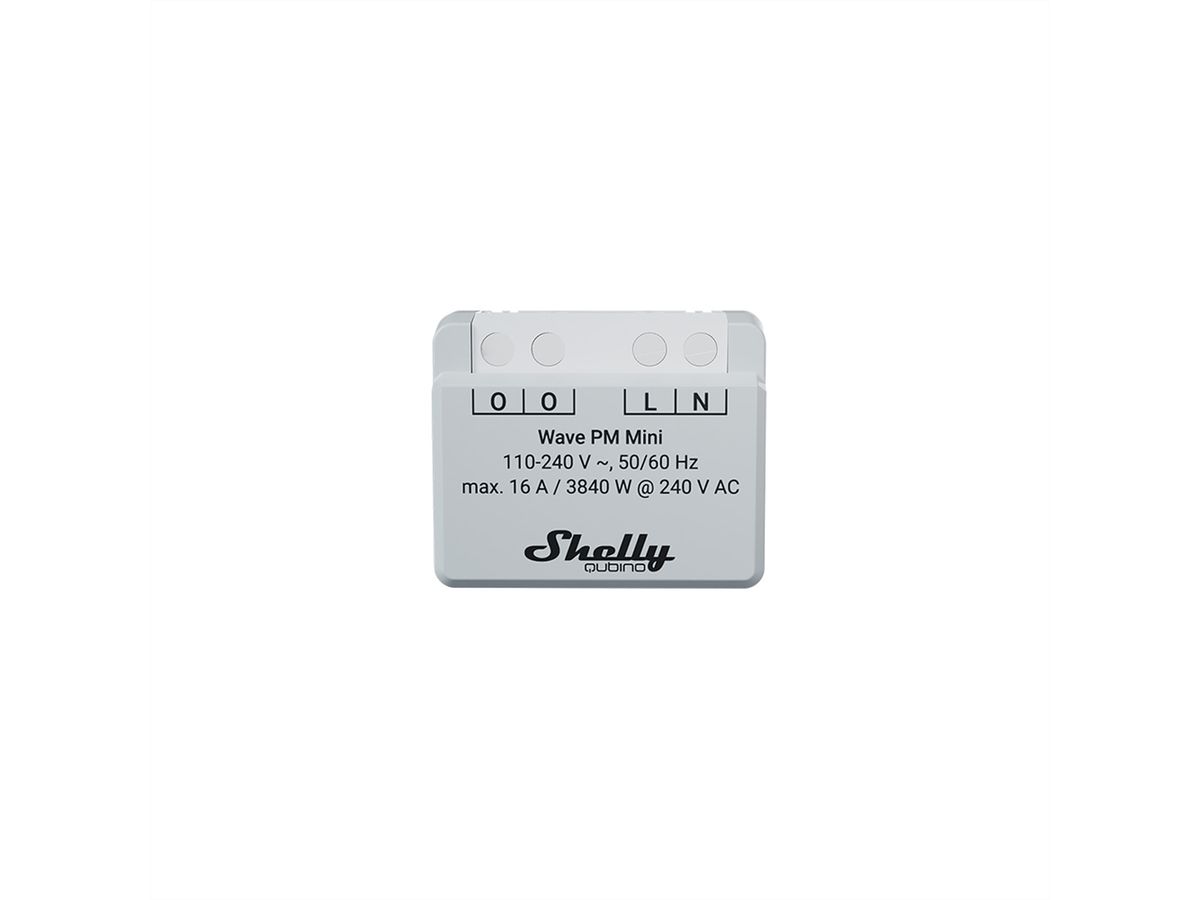 Shelly  Actionneur de commutation Qubino Wave PM Mini