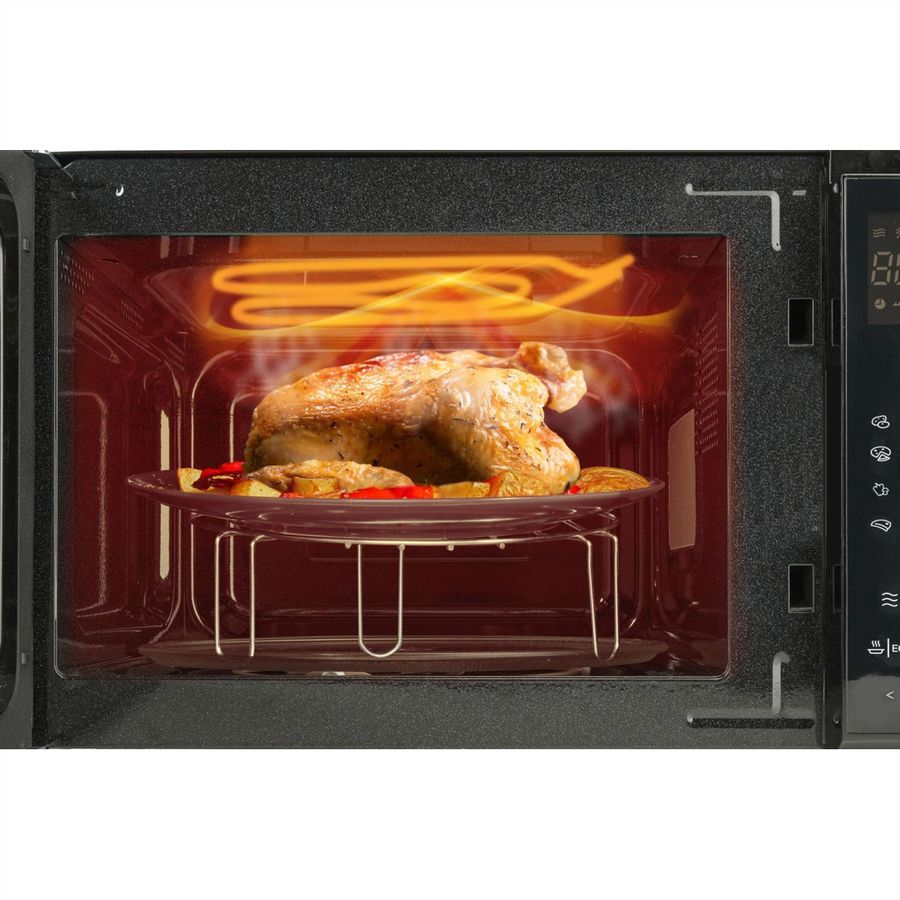 Hisense Mikrowelle H25MOBS4HGI, mit Grill, 25L, schwarz