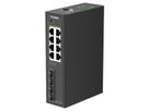 D-Link DIS-210G-12UP Switch 12 ports, Smart Managed Gigabit PoE industriel