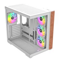 Thermaltake View 380 WS ARGB Mid Tower Gehäuse, Weiss