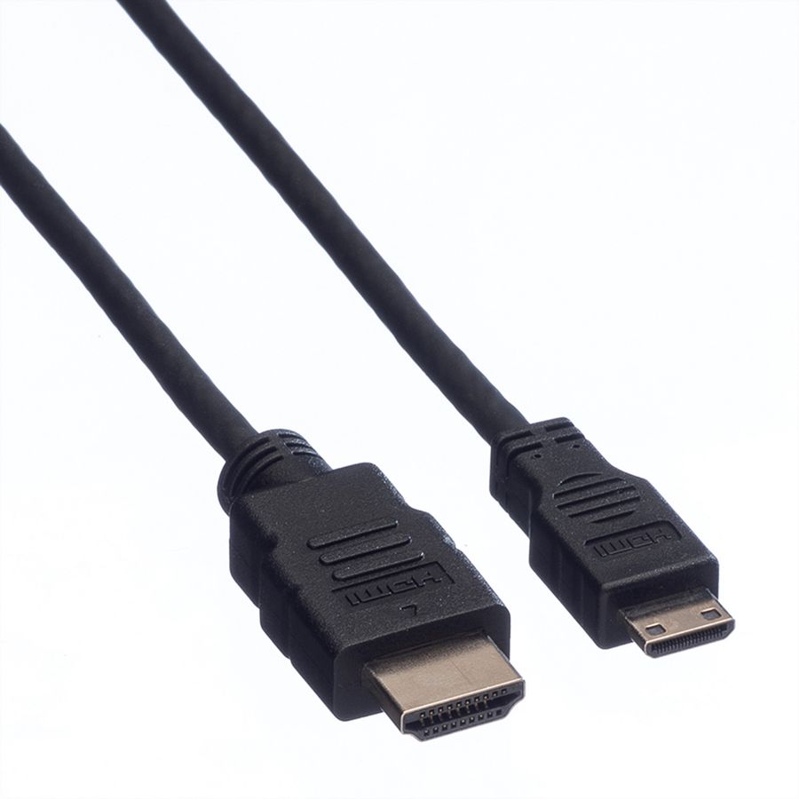 VALUE Câble HDMI High Speed avec Ethernet, HDMI M - Mini HDMI M, 2 m
