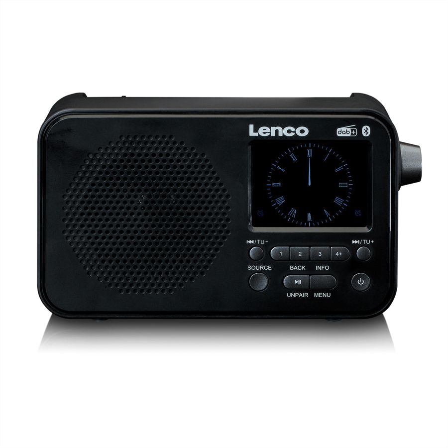 Lenco DAB+ Radio PDR-036BK, noir