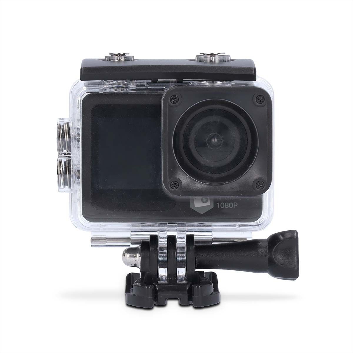 Nedis Action Cam 1080p, Dualscreen, 12Mp. 30fps, Wasserdicht bis 30m