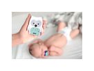 Alecto Digitales Bébéphone DBX-84, Chouette, blanc/vert menthe