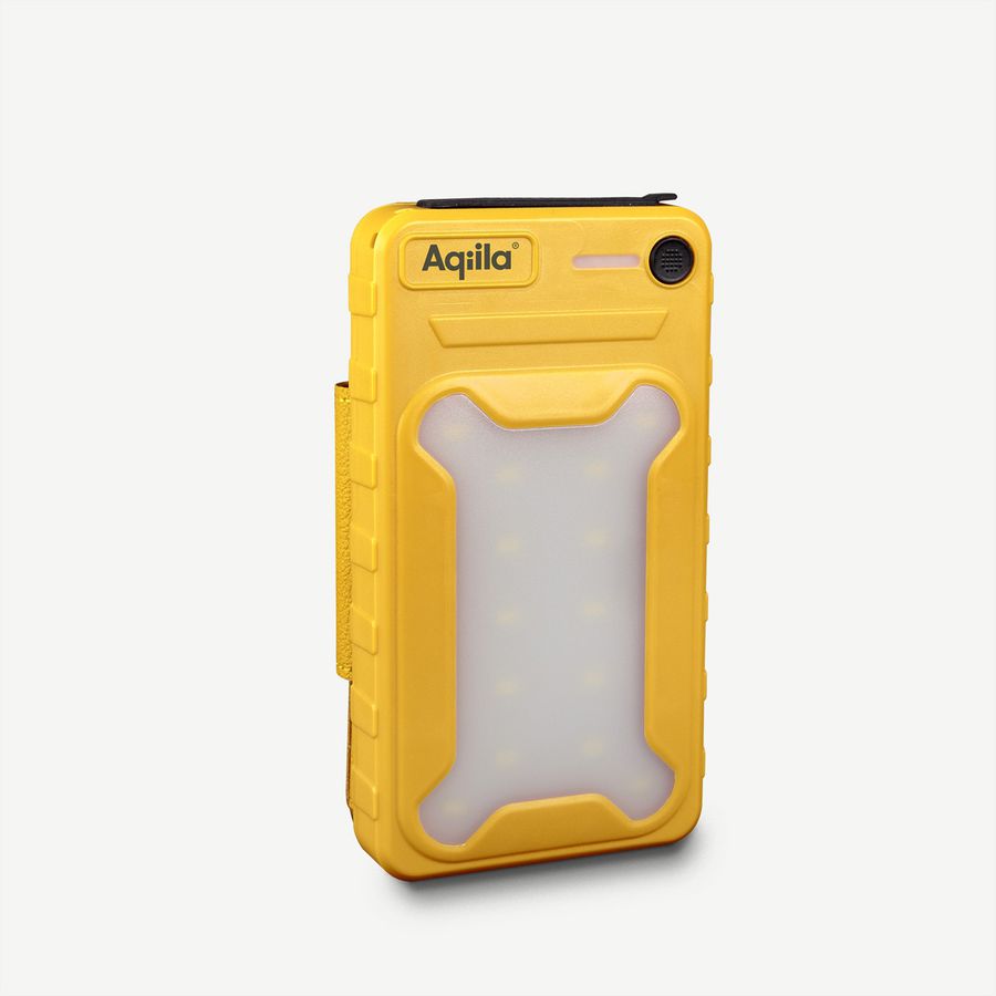 Aqiila Powerbank Powerbird B20+, Solaire, 20W, jaune, 10.000 mAh