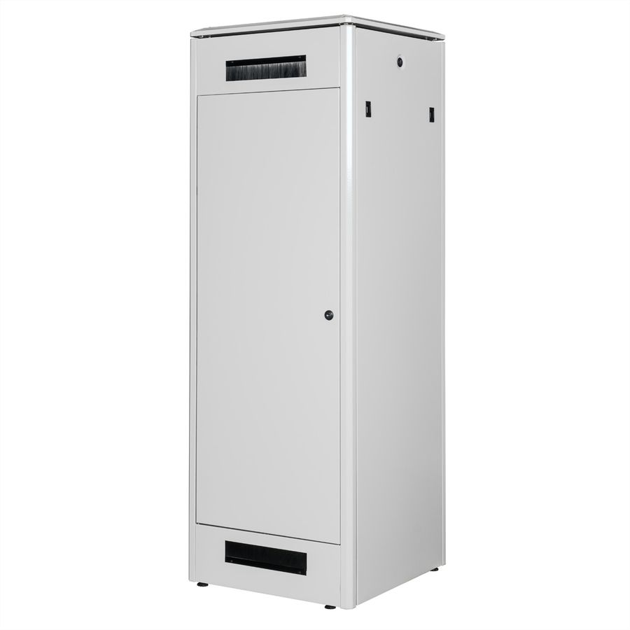 ROLINE 19-Zoll Netzwerkschrank Pro 36 HE, 600x600 BxT Glastür grau