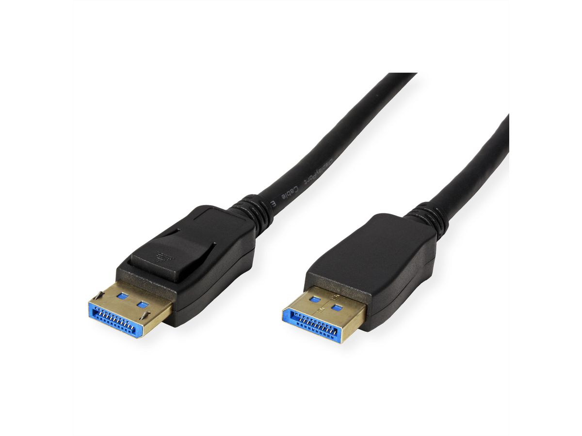ROLINE Câble DisplayPort v2.0, DP M - DP M, noir, 3 m