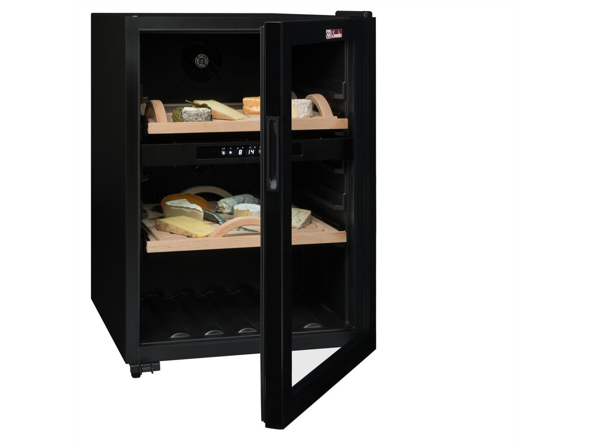 La Sommelière Käse-Kühlschrank CAF52, 2 Zonen, 70l + 90l, 5-12 & 12-20°C, G