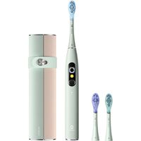 Oclean X Ultra 20 Set Schallzahnbürste grün, 84’000 Bewegungen/min, Smart Touchscreen, 40 Tage Akku