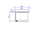 BACHMANN PIX 1xCM RAL9010 Anneau décoratif aspect inox