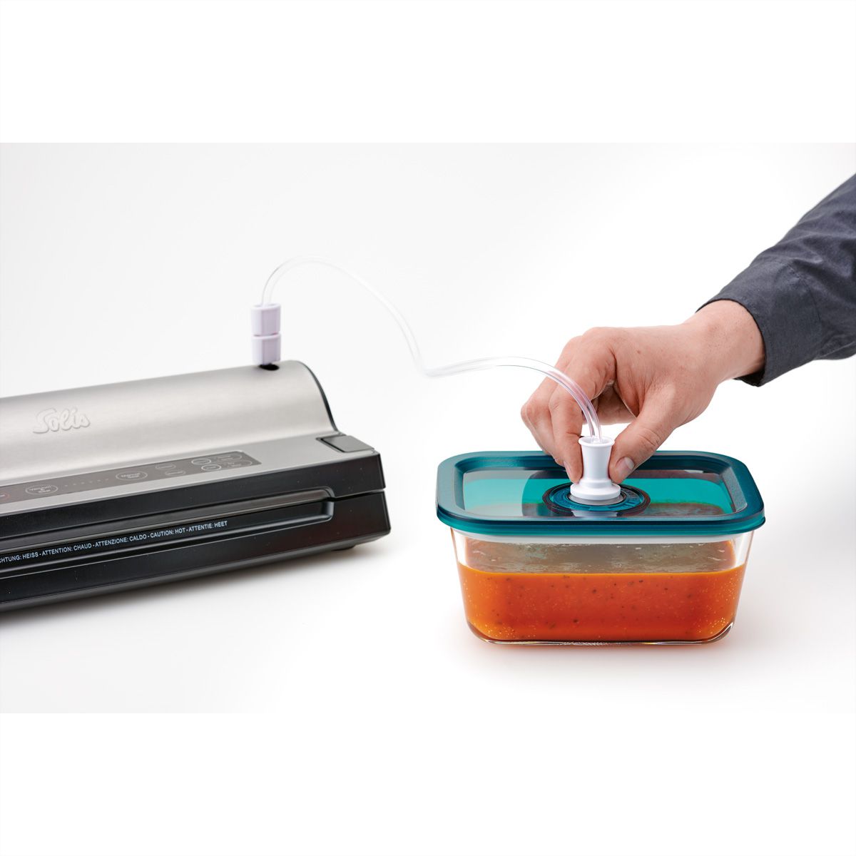 Solis Glas Vakuumiercontainer 1300ml