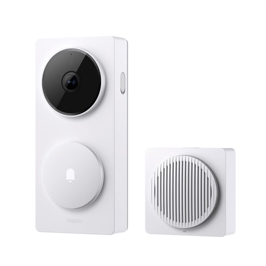 Aqara Smart Video Doorbell G410, 3 MP, 175°, IR-LED 10m, WiFi, blanc
