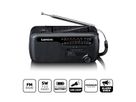 Lenco Notfall Kurbelradio MCR-113BK, FM/KW, Powerbank, Taschenlampe