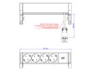 BACHMANN DESK2 4x Schutzkontakt