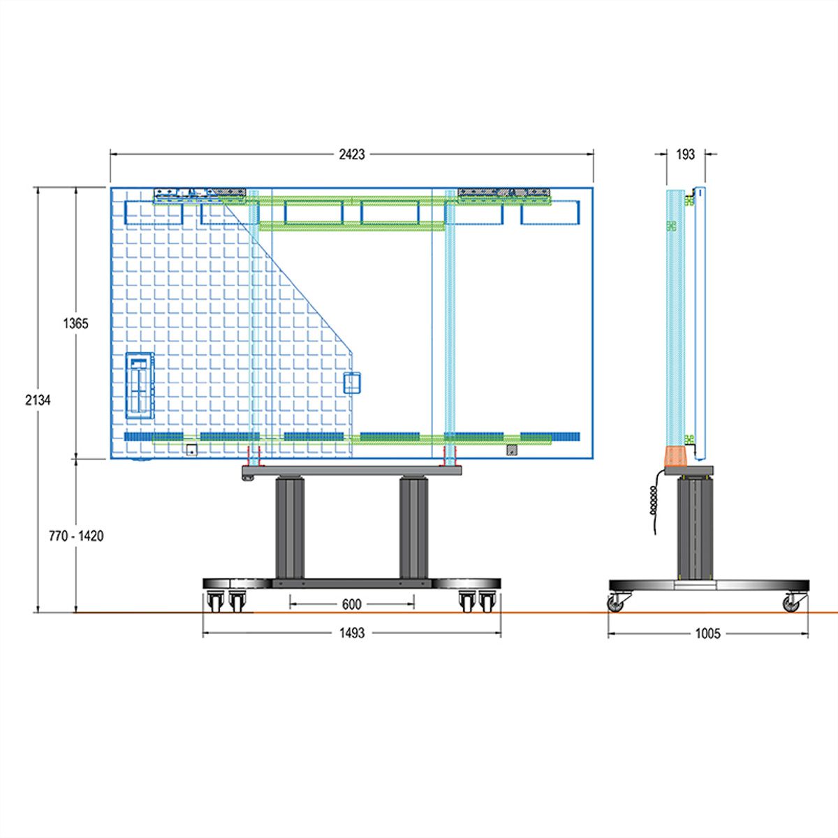 Hagor mobiles Liftsystem Samsung IAB 110", mobil