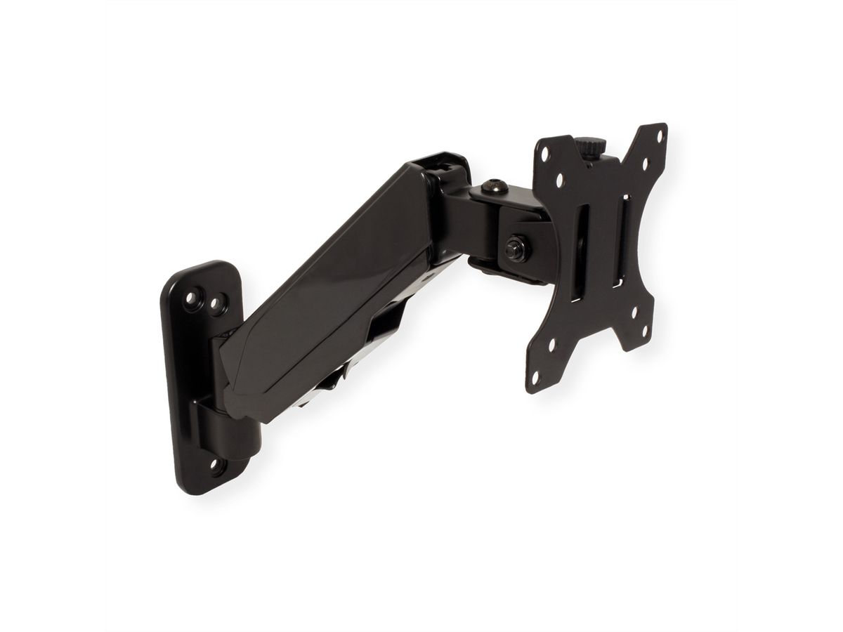 VALUE LCD-Arm, Wandmontage, 4 Gelenke, 17-32 Zoll, bis 8 kg, schwarz