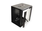 VALUE Armoire murale 12 UH (HxLxP) 634x570x450mm , noir
