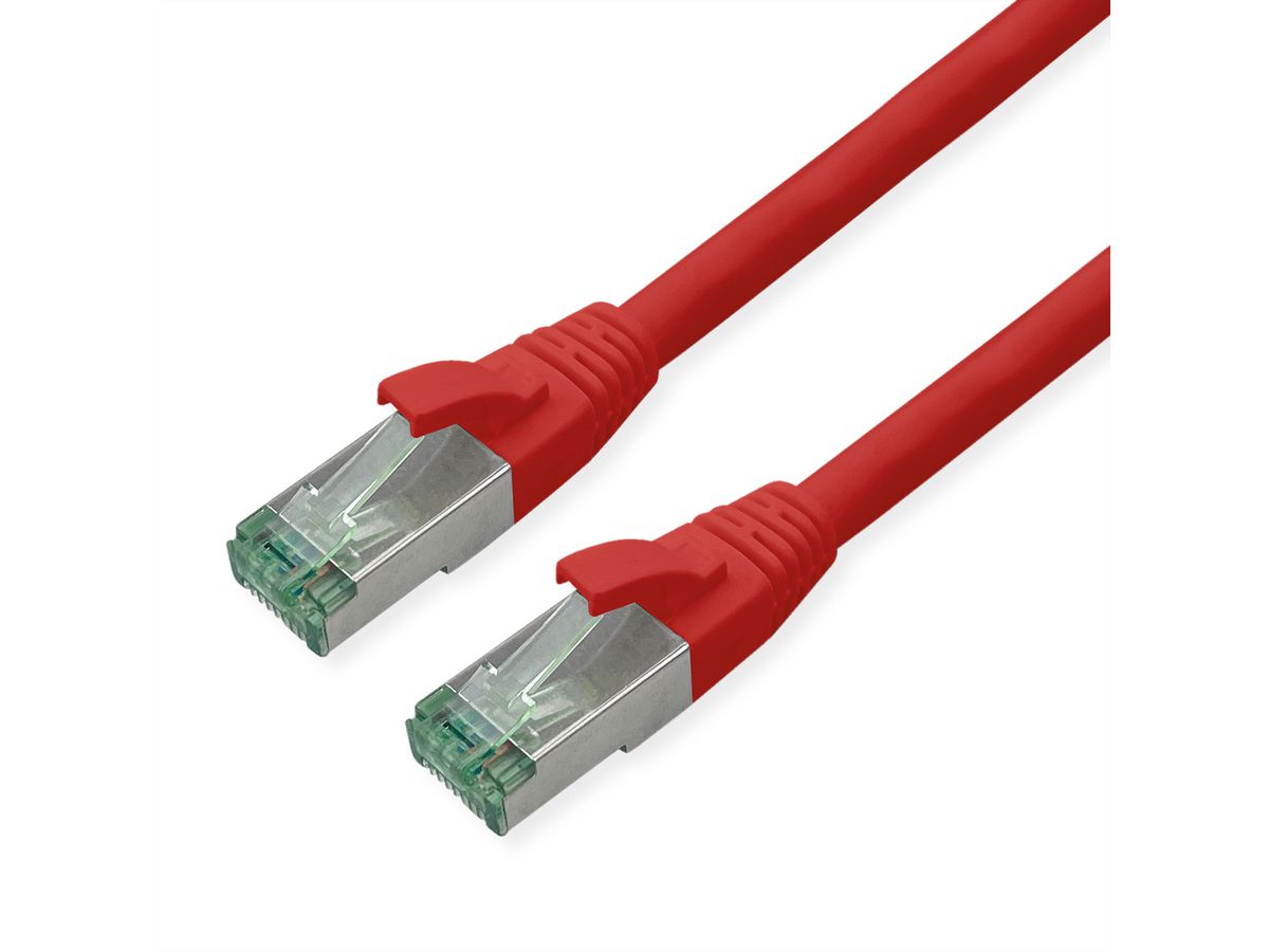 ROLINE RM Cordon Cat.6A S/FTP(PiMF), rouge, 1,5 m
