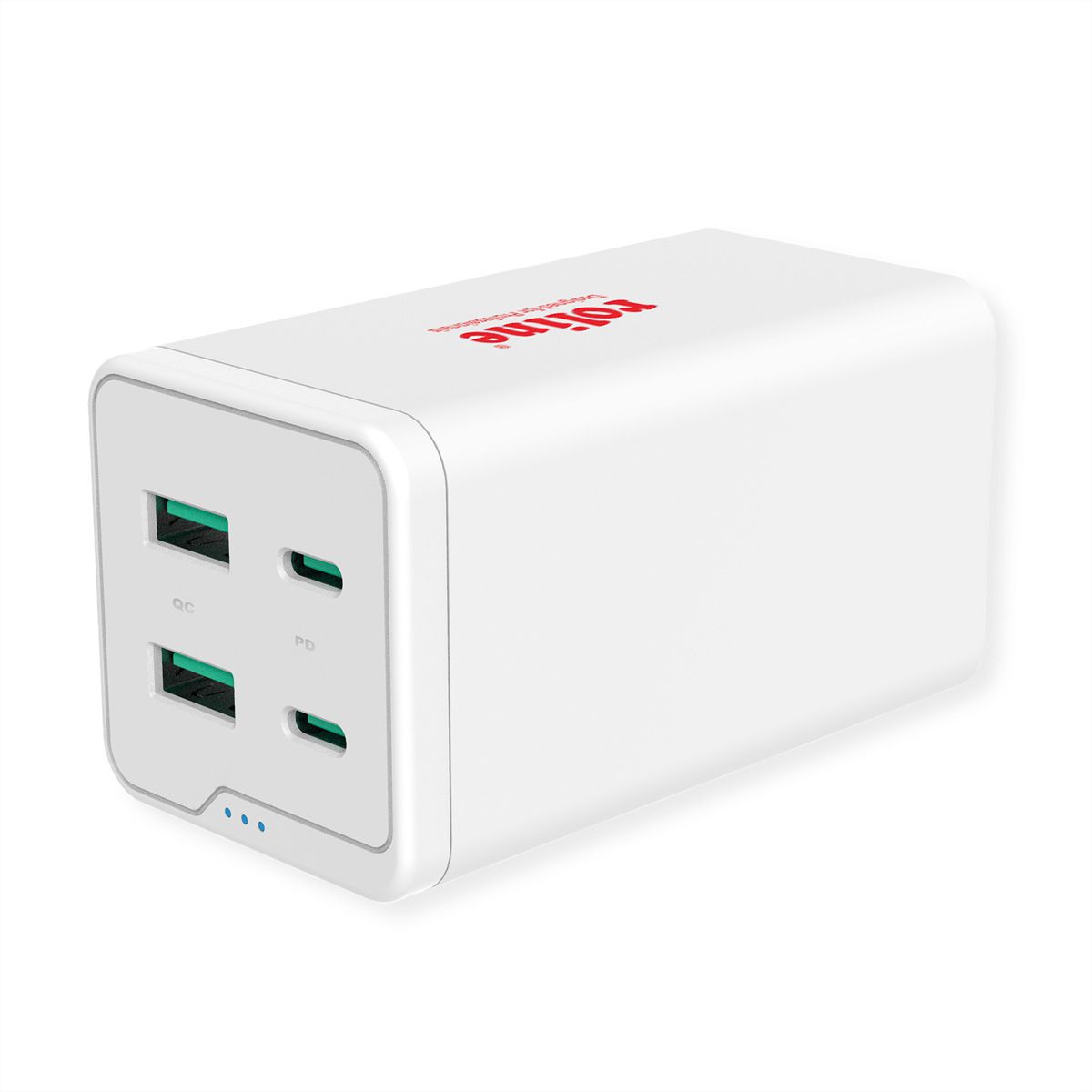 ROLINE Chargeur USB, 4 ports USB (2x USB-C, 2x USB-A QC3.0), max. 120W