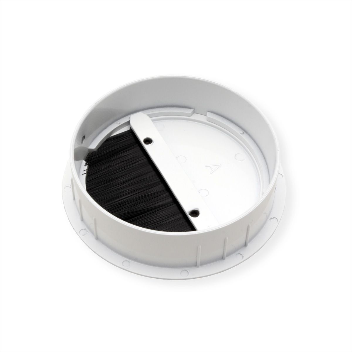 BACHMANN LOOP ROUND Passe-câbles, rond, blanc
