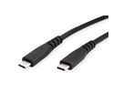 ROLINE Câble USB4 Gen2x2, C–C, M/M, 4K UHD-1, 20Gbit/s, 240W, noir, 3 m