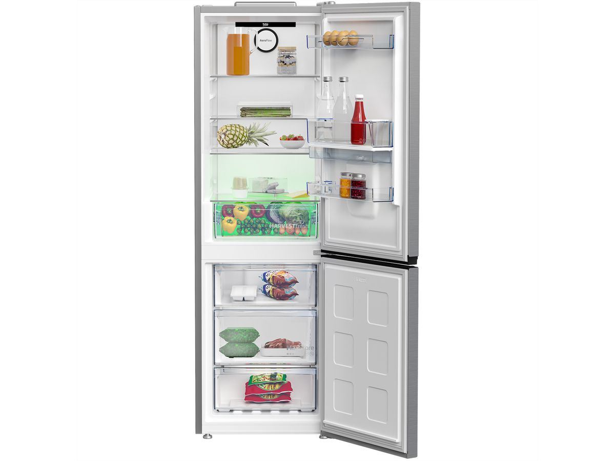 Beko Kühl-Gefrierkombination KG510, 316l, E, Inox