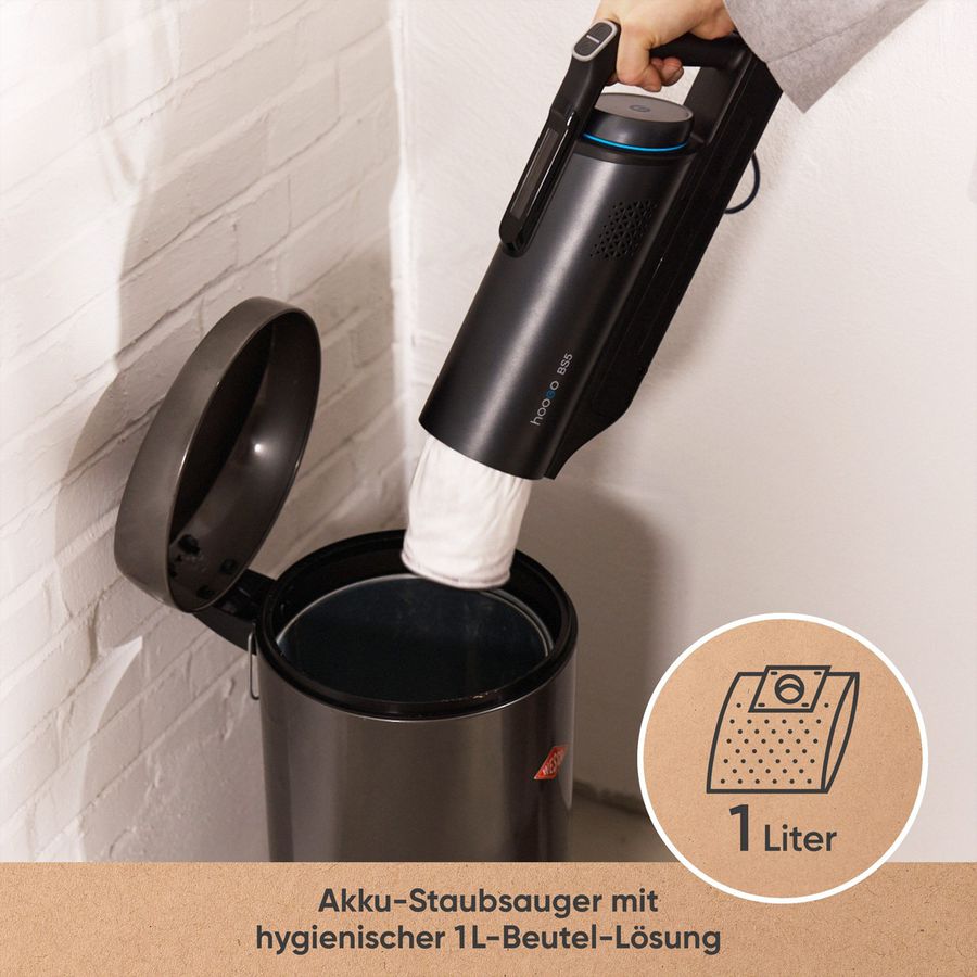 Hoogo Aspirateur à main avec sac BS5