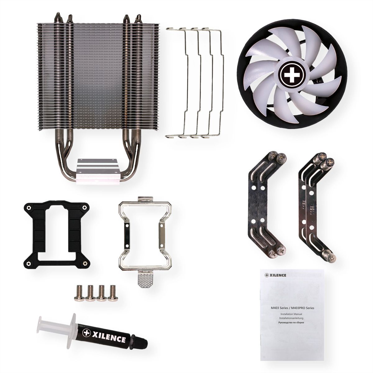 Xilence M403PRO.ARGB AMD et Intel Ventirad, 120mm PWM ARGB Ventilateur, 150W TDP