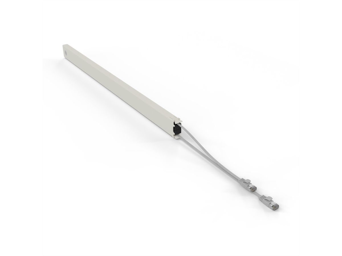 patchbox.one Cassette 46RU STP gris Cat.6a 2,5 m