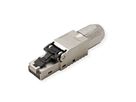 ROLINE feldkonfektionierbarer RJ-45 Stecker Cat.6A (Class EA), STP, silberfarben
