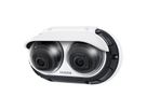 Vivotek MA9312-EHTV Vandal-Multisensor Kamera 2x 8 MP, 45.1-110.4°, IR-LED 20m