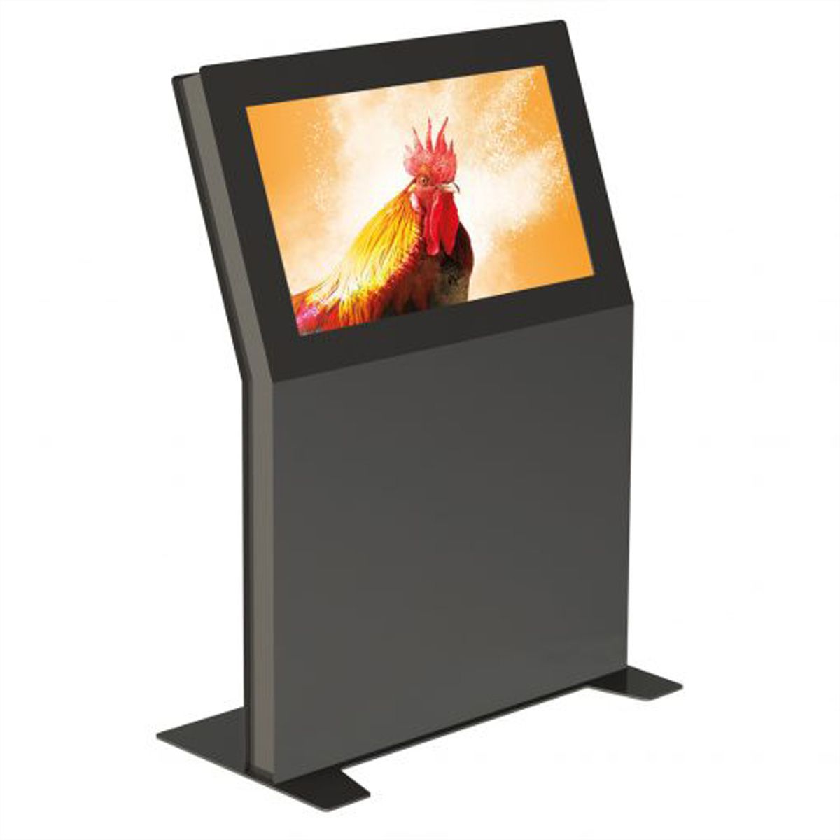 Hagor geneigte Indoorstele vis-it welcome 43″, Indoorstele, grau
