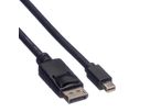 ROLINE GREEN Câble DisplayPort DP M - Mini DP M, TPE, noir, 5 m