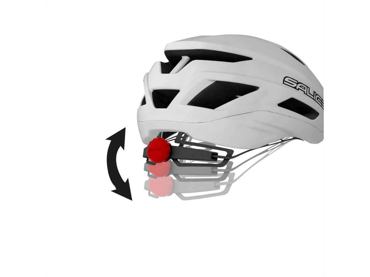 Salice Occhiali Casque de vélo Levante, L-XL 56-62, White ITA