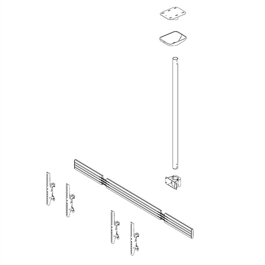 Hagor Deckenhalterung CPS D2L 46-65"