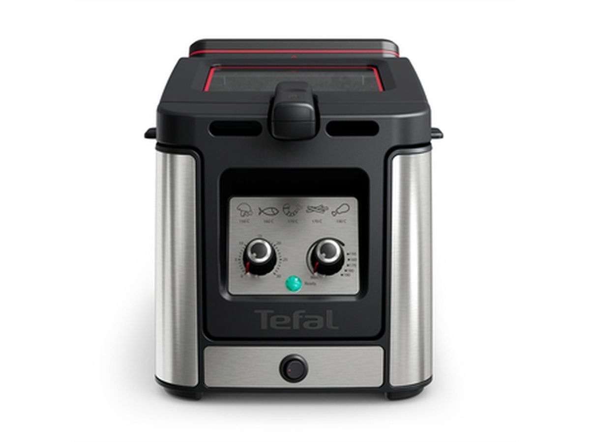 Friteuse Tefal Clear Duo FR600DCH, 3,5 l, acier inoxydable, minuterie
