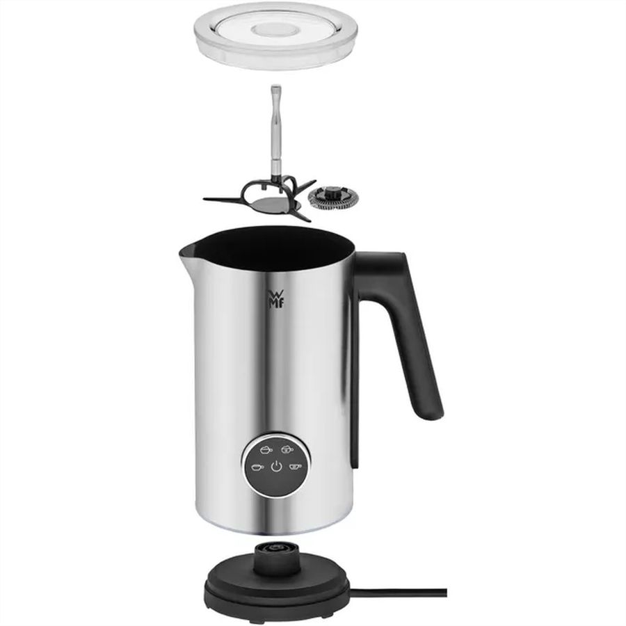 WMF Lumero Milchaufschäumer, 500 W, kabellos, Cromargan®, Matt
