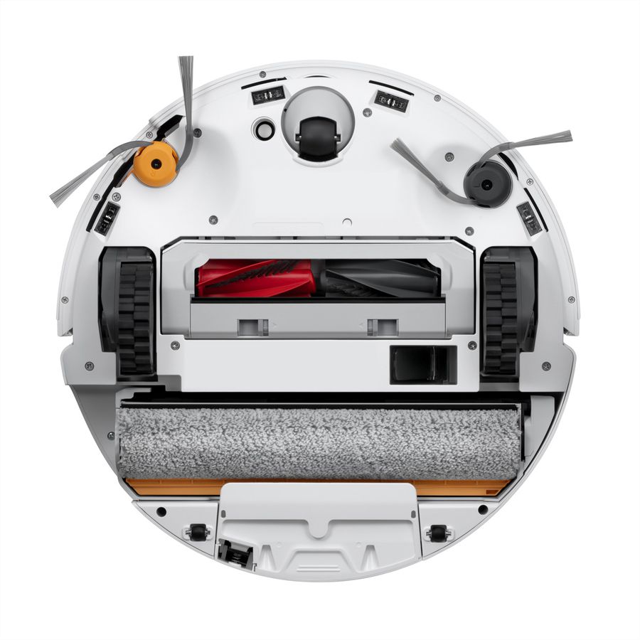 Roborock Aspirateur robot Qrevo Curv 2 FlowX, blanc