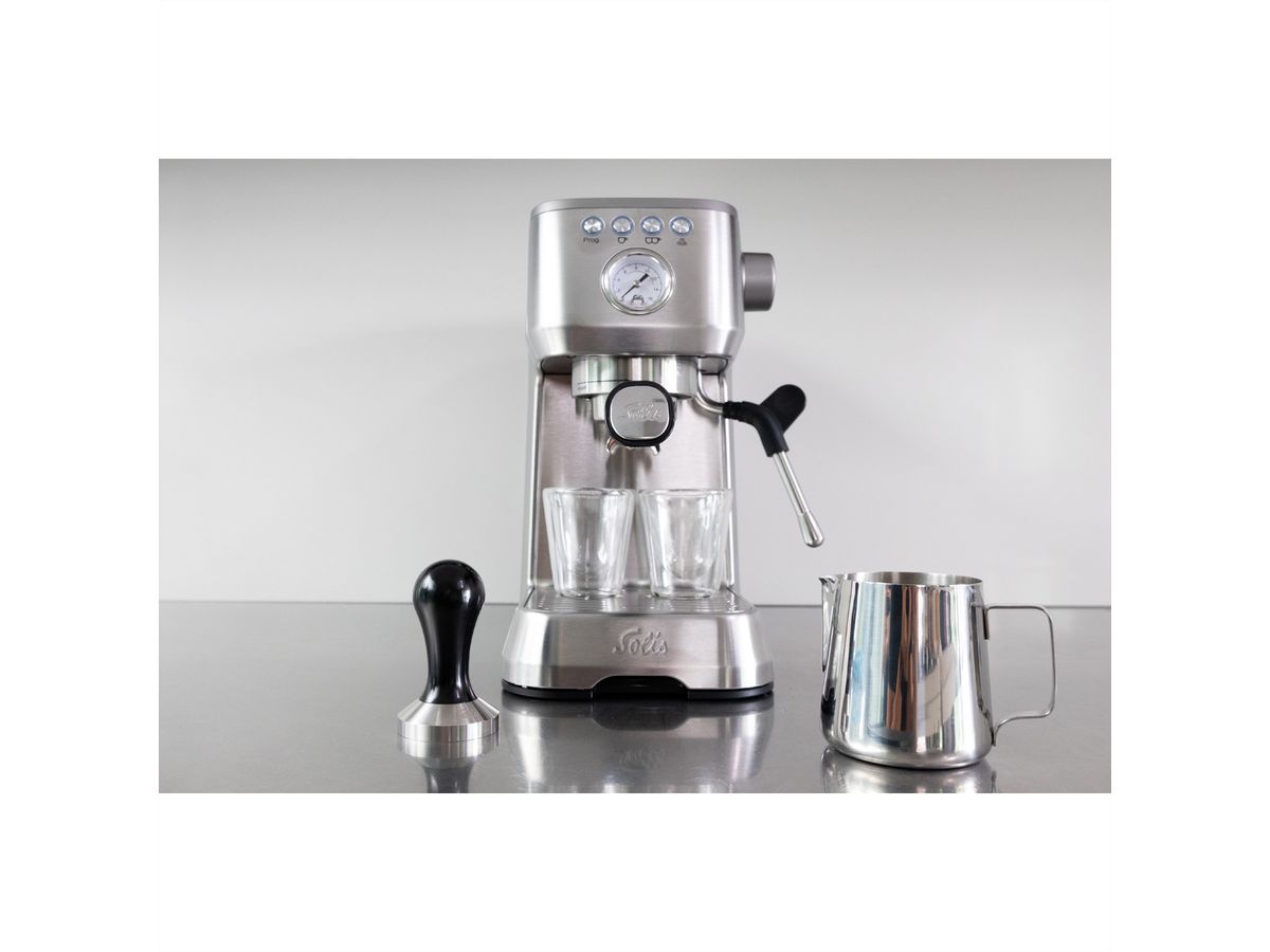 Solis machine à café Barista Perfetta+, argent, Typ 1170