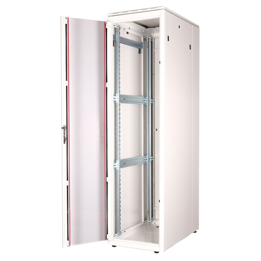 ROLINE 19-Zoll Netzwerkschrank Pro 47 HE, 600x1000 BxT Glastür grau