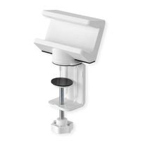 VALUE Support pour multiprise, pivot à 360°, blanc
