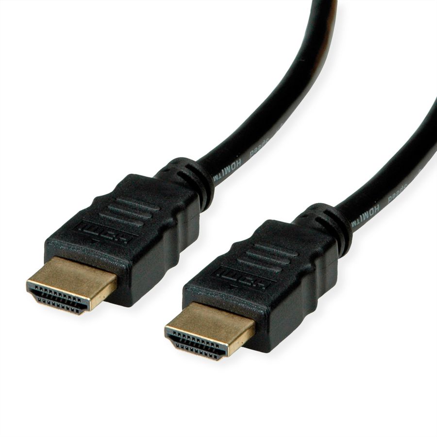 ROLINE RM 8K HDMI Ultra HD Kabel mit Ethernet, ST/ST, schwarz, 2 m