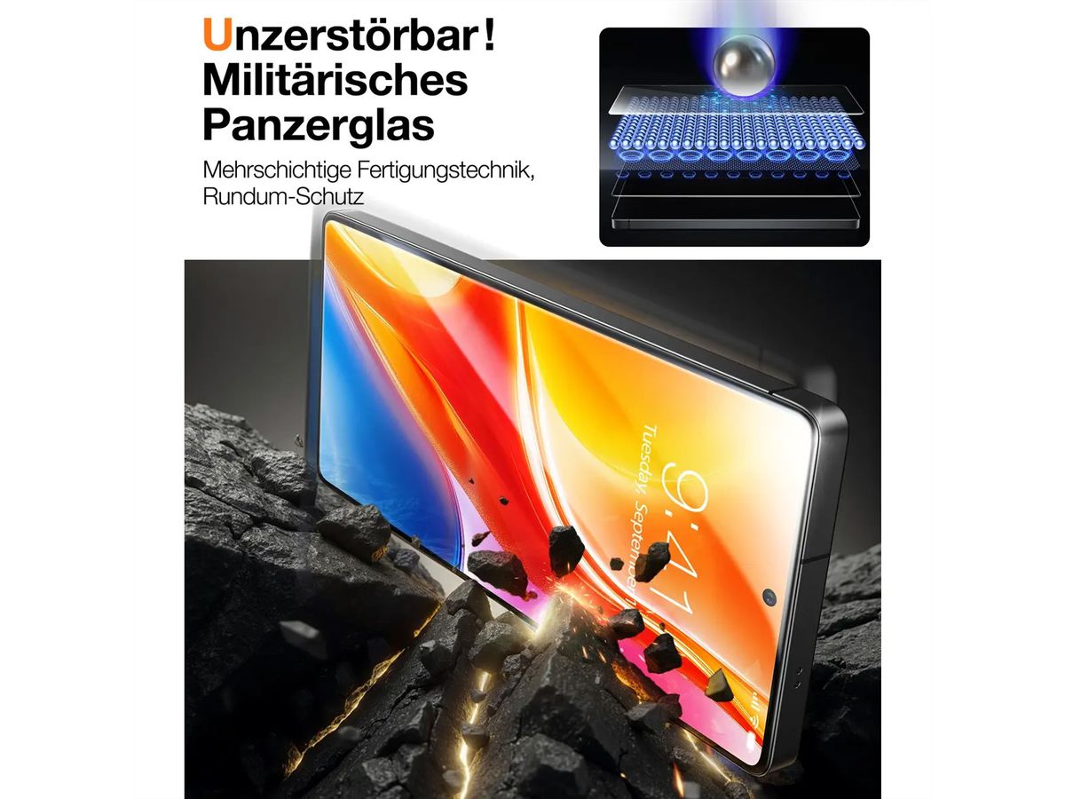 Torras Install Master Displayschutz, Galaxy S25 Ultra, MagSafe, transparent