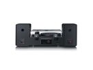 Lenco MC-760BK - Hi-Fi-Stereoanlage mit Plattenspieler und Lautsprechern, Internetradio, DAB+, FM, Bluetooth®, CD/MP3-Player - Schwarz