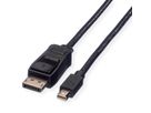 VALUE Câble DisplayPort DP M - Mini DP M, noir, 1 m