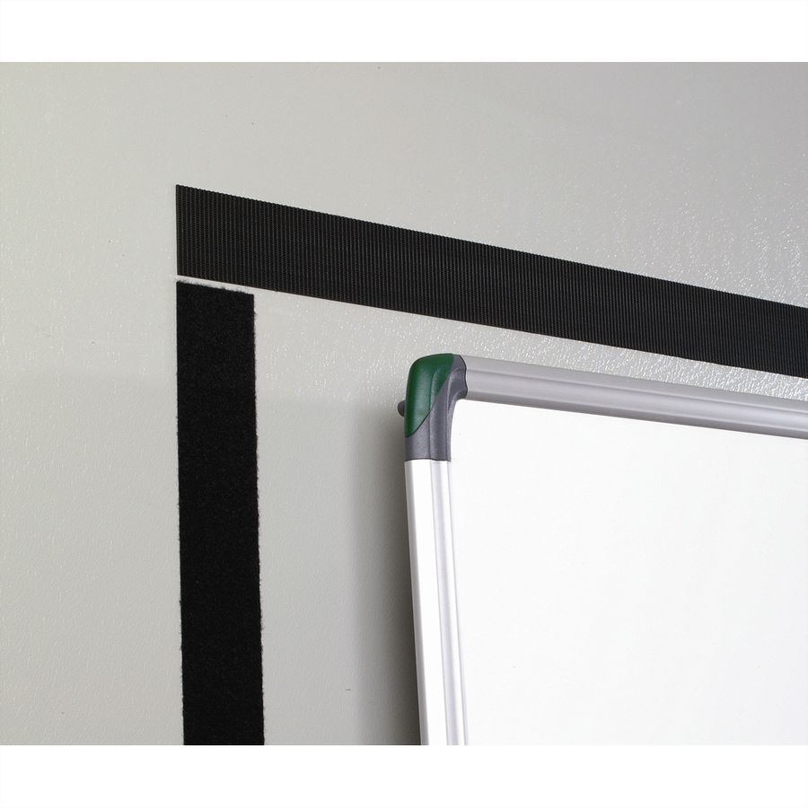 VELCRO® Bande 50mmx2.5m noir, crochets&velours autocollants extra fort
