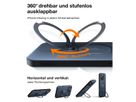 Torras UPRO Ostand Spin Schutzhülle, iPhone 16 Pro, MagSafe, schwarz